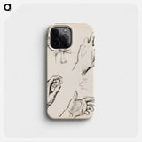 (unknown) part of a sketchbook - アルバート エーデルフェルト Phone Case.