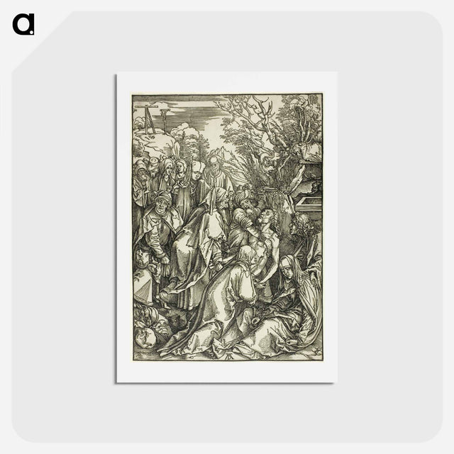 アートポストカード-The Deposition of Christ - アルブレヒト デューラー Postcard.