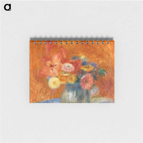 アートメモ帳-Green Bowl of Flowers
 - バーンズ・コレクション Memo.