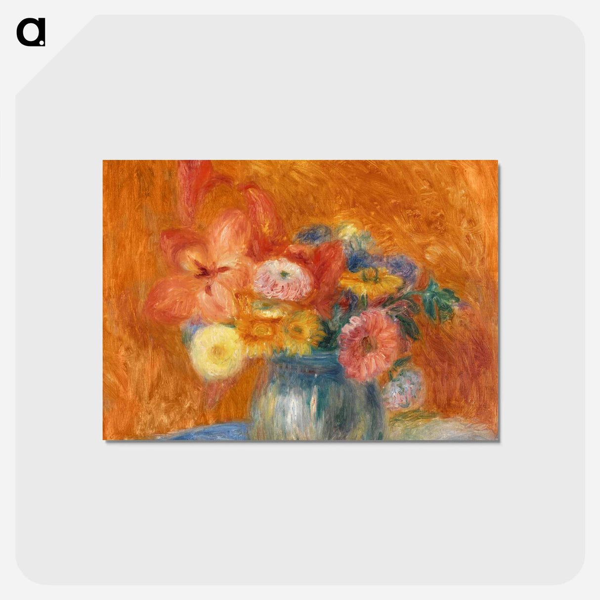 アートポストカード-Green Bowl of Flowers
 - バーンズ・コレクション Postcard.
