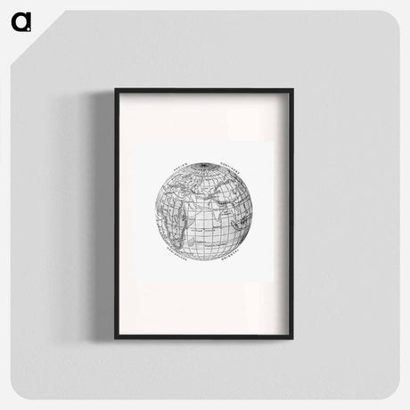 アートポスター-World Atlas from The Practical Teaching of Geography
 - 大英図書館 Poster.