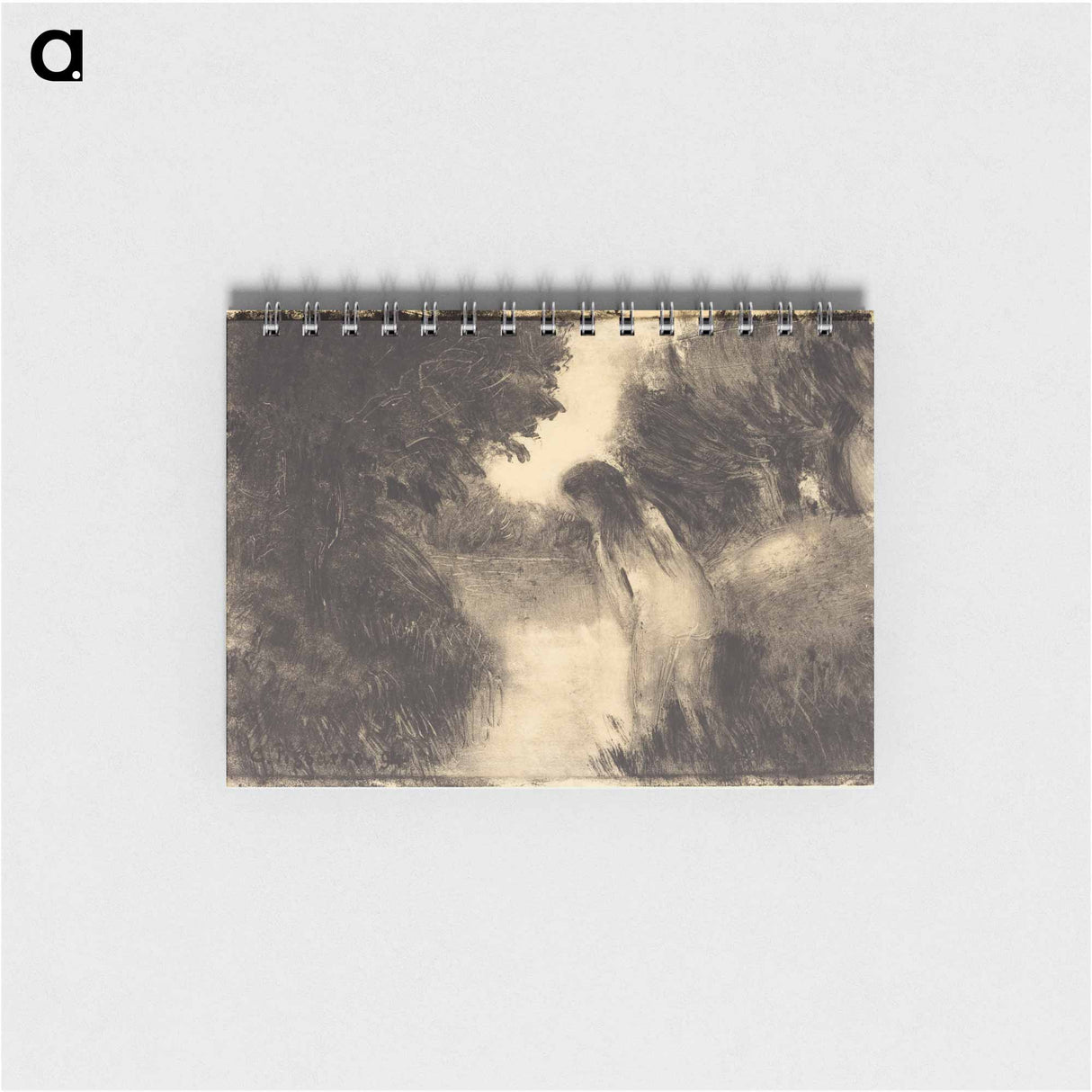 A Bather - カミーユ ピサロ Memo.