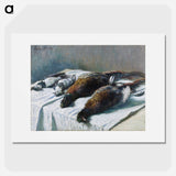 Still Life with Pheasants and Plovers - Claude Monet Poster.