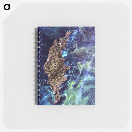 アートメモ帳-Phytoplankton Bloom around Gotland
 - 上空からの地球 Memo.