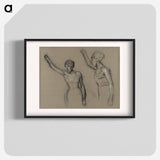 アートポスター-Study of a Singer - エドガー ドガ Poster.