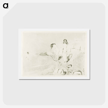 Women Bathing - エドヴァルド ムンク Postcard.