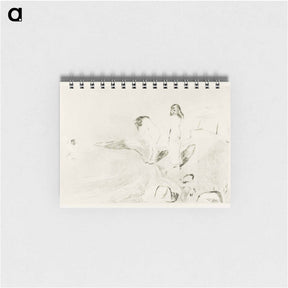 アートメモ帳-Women Bathing - エドヴァルド ムンク Memo.