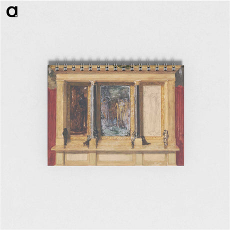 アートメモ帳-Troy Triptych - Compositional Study - エドワード バーン ジョーンズ Memo.