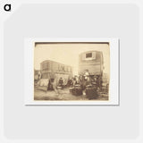 アートポストカード-Zoniers (Gypsy Women, Outskirts of Paris)
 - ウジェーヌ アジェ Postcard.