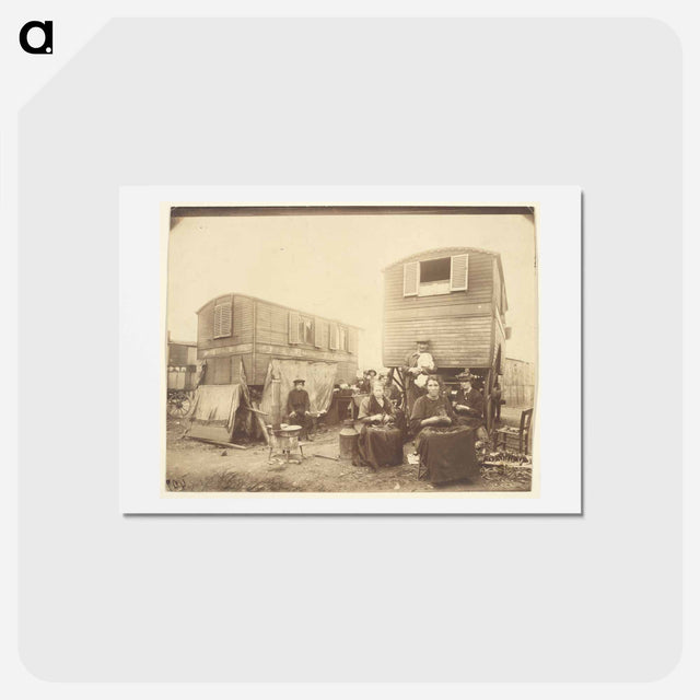 アートポストカード-Zoniers (Gypsy Women, Outskirts of Paris)
 - ウジェーヌ アジェ Postcard.