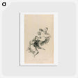 アートポストカード-Dream of Flogging - フランシスコ デ ゴヤ Postcard.