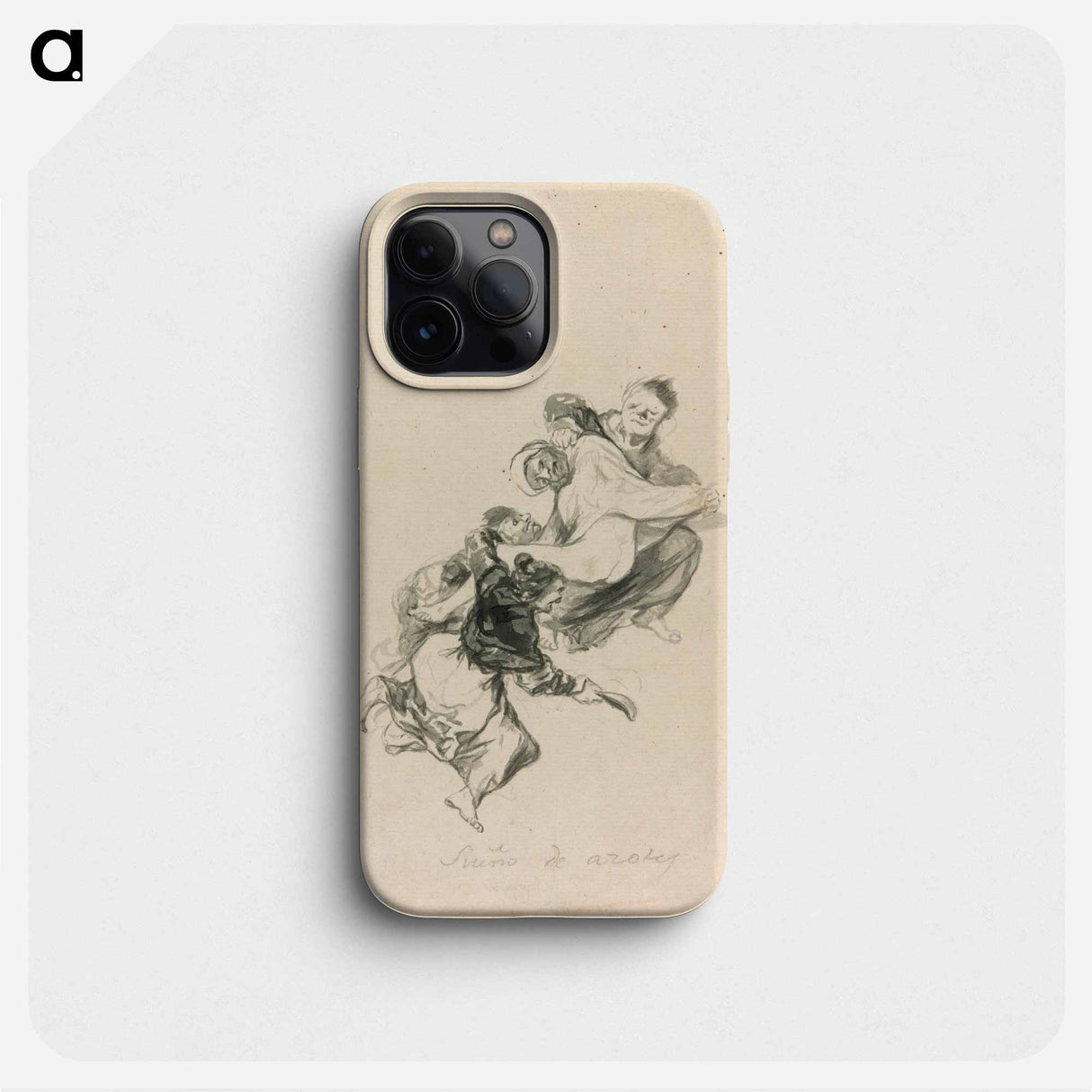 Dream of Flogging - Francisco de Goya Phone Case.