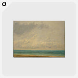 アートポストカード-Calm Sea - ギュスターヴ クールベ Postcard.