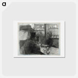 アートポストカード-Bar of the Café of the rue de Rome - アンリ ド トゥールーズ ロートレック Postcard.