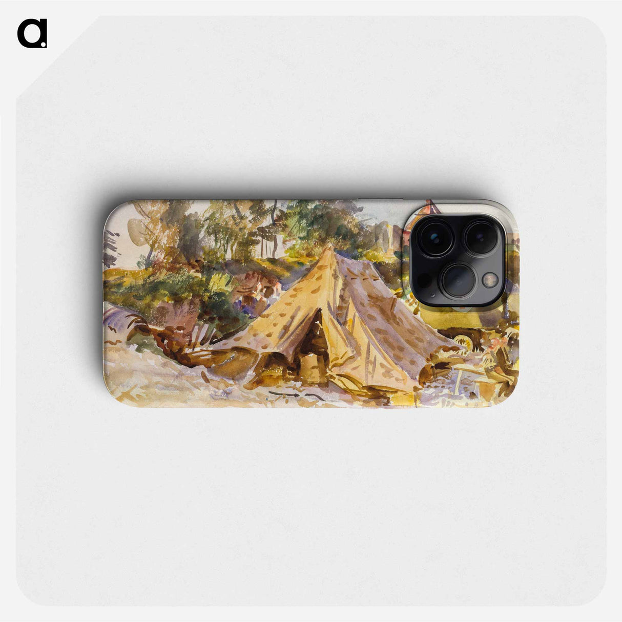 Camp with Ambulance - John Singer Sargent Phone Case.