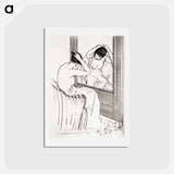 アートポストカード-The Coiffure - メアリー カサット Postcard.