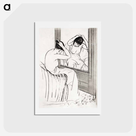 アートポストカード-The Coiffure - メアリー カサット Postcard.