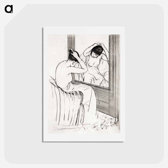 アートポストカード-The Coiffure - メアリー カサット Postcard.