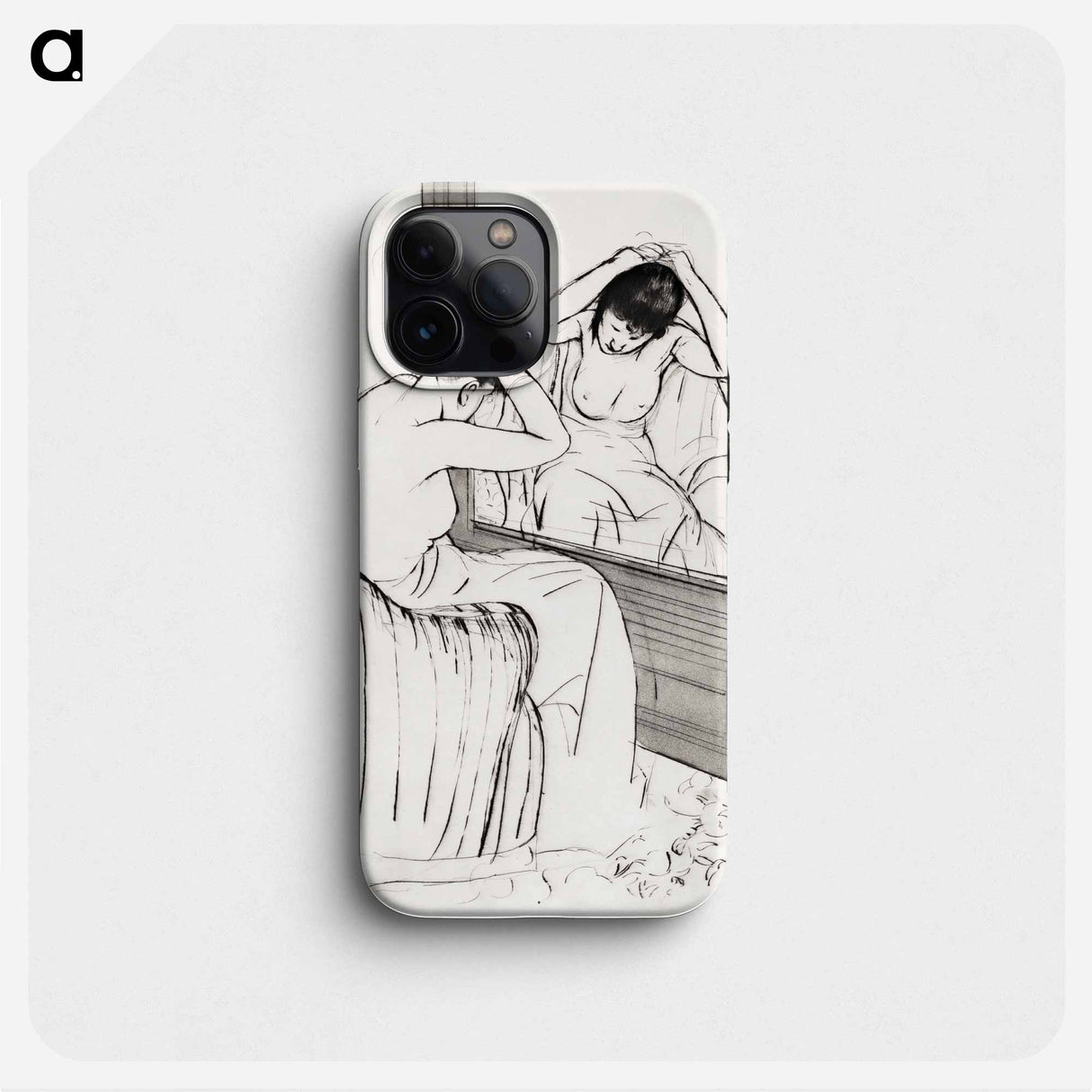 The Coiffure - メアリー カサット Phone Case.