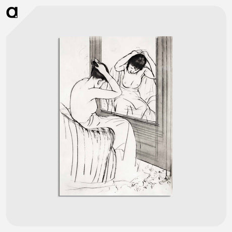 アートポストカード-The Coiffure - メアリー カサット Postcard.