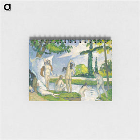 アートメモ帳-Bathers - ポール セザンヌ Memo.
