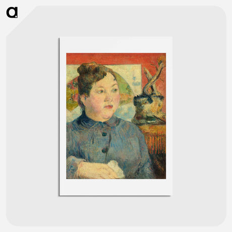 アートポストカード-Madame Alexandre Kohler - ポール ゴーギャン Postcard.