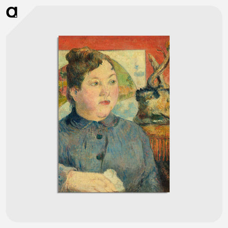 アートポストカード-Madame Alexandre Kohler - ポール ゴーギャン Postcard.