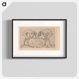 Zwei Männer, einander in höherer Stellung vermutend, begegnen sich (Two Men Meet, Each Believing the Other to Be of Higher Rank)
 - パウル クレー Poster.