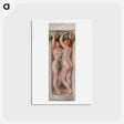 アートポストカード-Caryatids (Cariatides) - ピエール オーギュスト ルノワール Postcard.