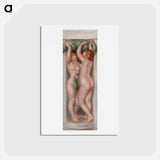 アートポストカード-Caryatids (Cariatides) - ピエール オーギュスト ルノワール Postcard.