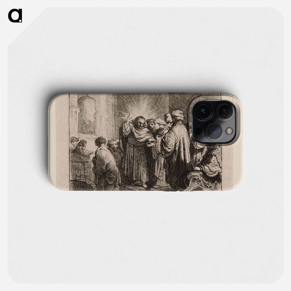 The Tribute Money - Rembrandt van Rijn Phone Case.