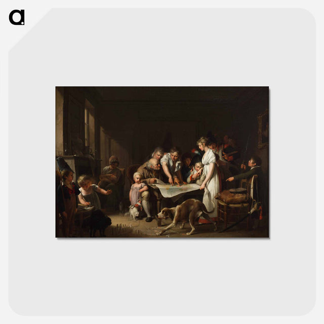アートポストカード-The Reading of the Bulletin of the Grand Army
 - セントルイス美術館 Postcard.