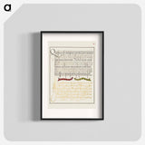 アートポスター-Caterpillars from Mira Calligraphiae Monumenta
 - 書道のお手本 Poster.