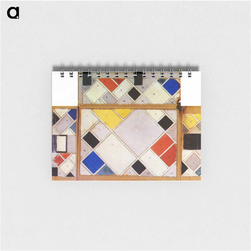 Color design for walls and ceiling of the Ciné dancing in the Aubette - テオ ファン ドゥースブルフ Memo.