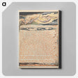 アートパネル-Jerusalem, Plate 45 - ウィリアム ブレイク Canvas.