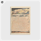 アートポストカード-Jerusalem, Plate 45 - ウィリアム ブレイク Postcard.