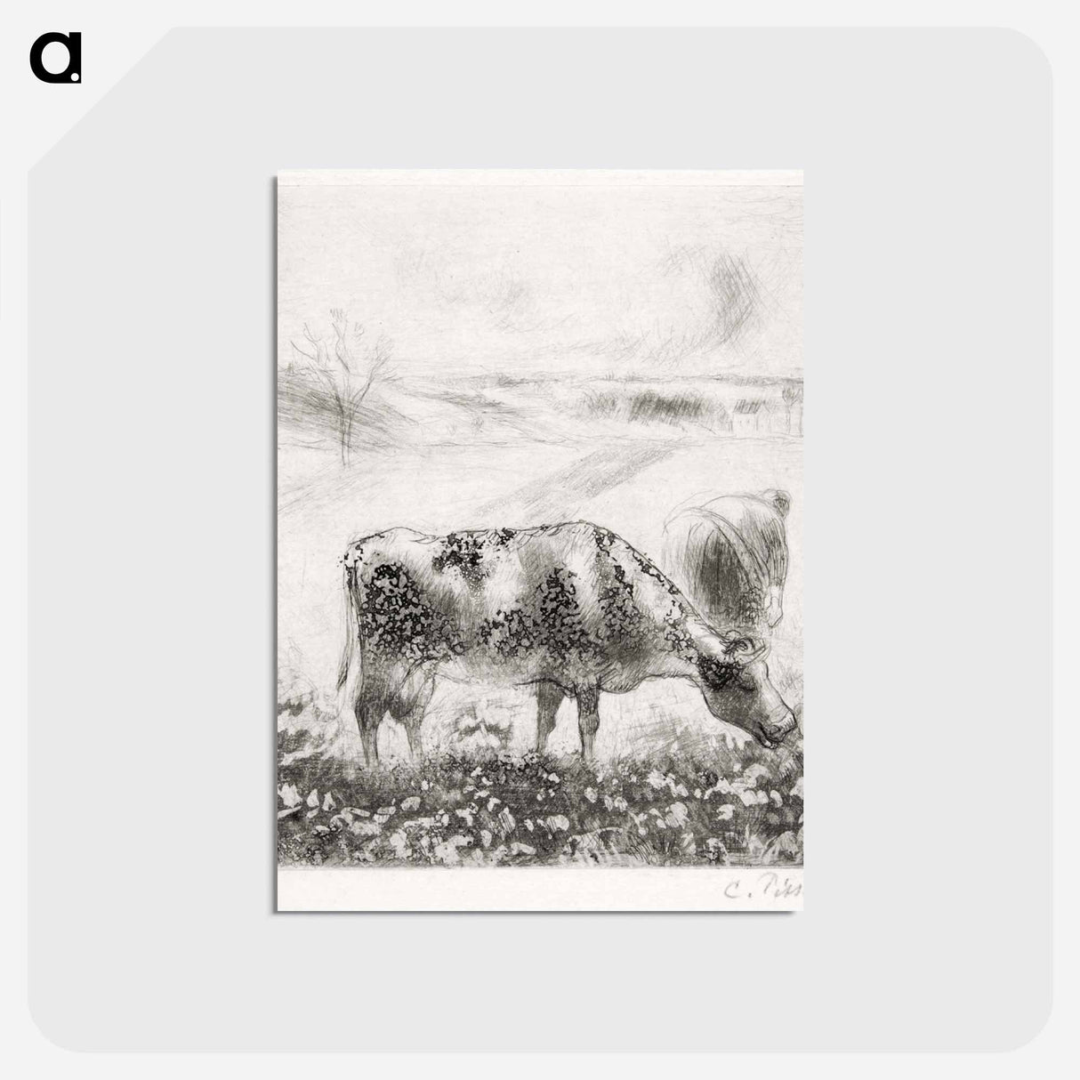 アートポストカード-La Vache (The Cow)
 - イェール大学アートギャラリー Postcard.