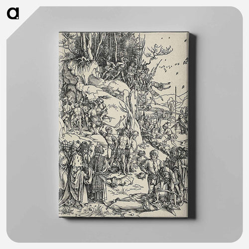The Martyrdom of the Ten Thousand - アルブレヒト デューラー Canvas.
