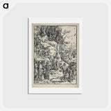 アートポストカード-The Martyrdom of the Ten Thousand - アルブレヒト デューラー Postcard.