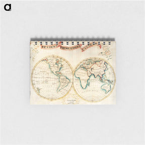 アートメモ帳-Map sampler - アンティーク地図 Memo.