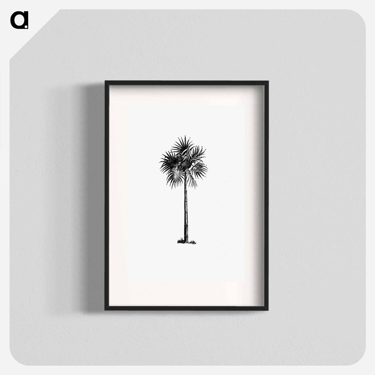 アートポスター-Palm Tree Engraving
 - 大英図書館 Poster.