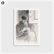 アートポストカード-The Mender - カミーユ ピサロ Postcard.