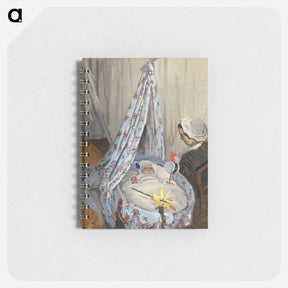 アートメモ帳-The Cradle - Camille with the Artist's Son Jean - クロード モネ Memo.