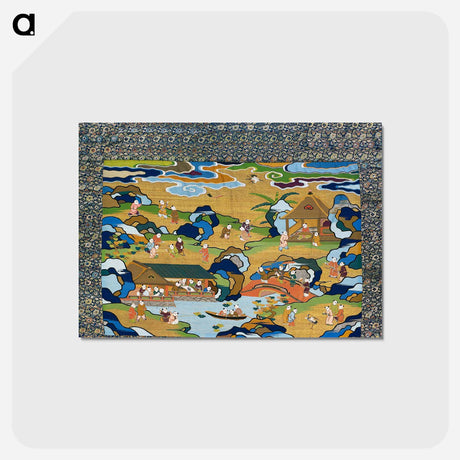 アートポストカード-Qing Dynasty Tapestry
 - クリーブランド美術館 Postcard.