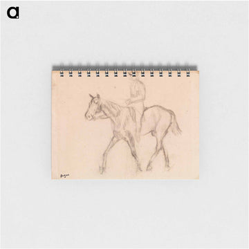 Man on Horseback - エドガー ドガ Memo.