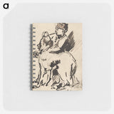 A Boy Holding His Dog - エドゥアール マネ Memo.