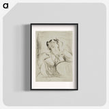 アートポスター-Portrait of a Young Woman (The American Girl) - エドヴァルド ムンク Poster.