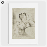 アートポスター-Portrait of a Young Woman (The American Girl) - エドヴァルド ムンク Poster.