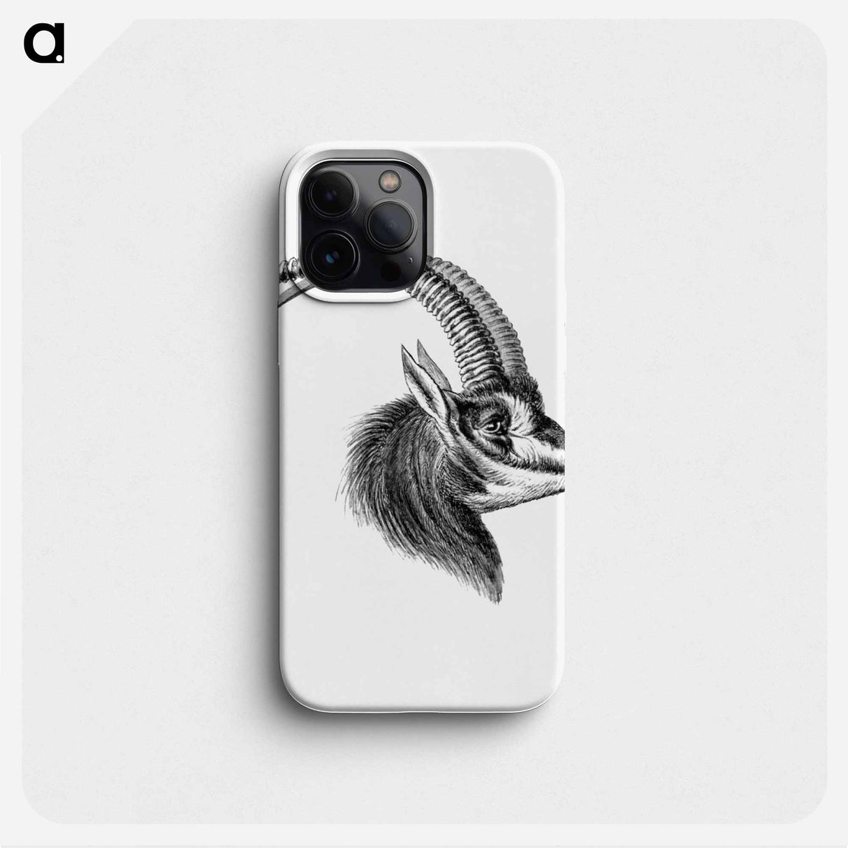 Vintage antelope wildlife illustration - エルンスト ヘッケル Phone Case.