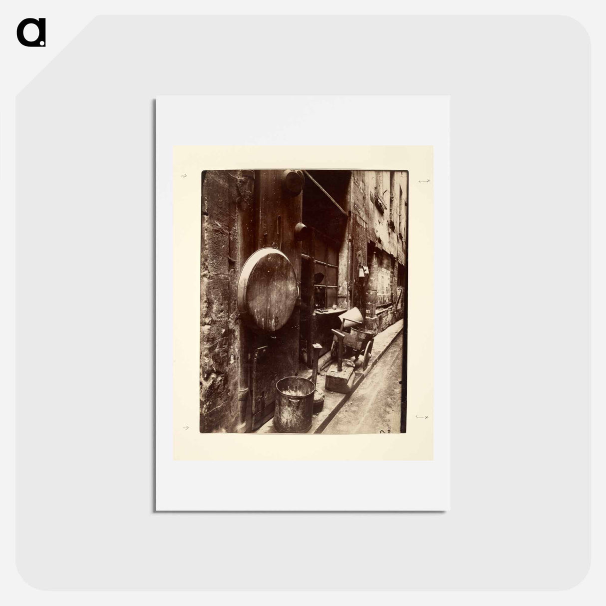 アートポストカード-Rue de La Reynie
 - ウジェーヌ アジェ Postcard.